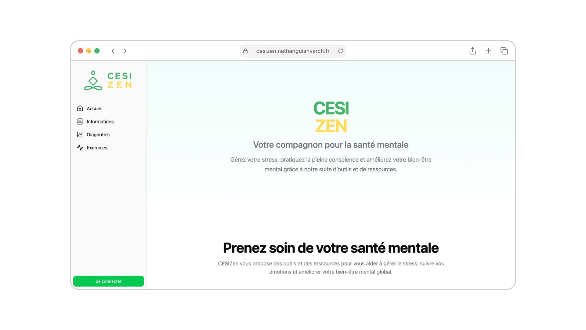 CESIZen screenshot